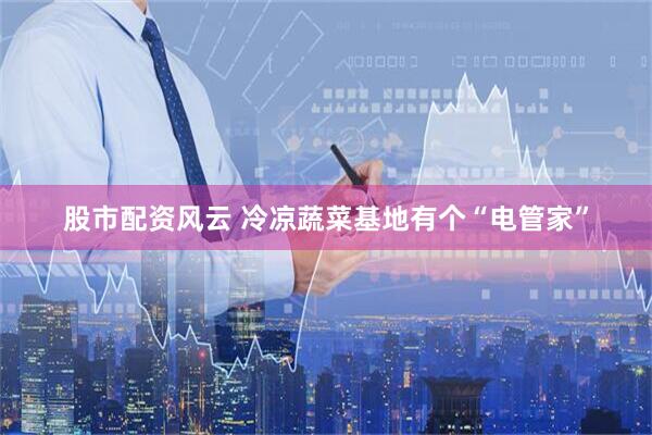 股市配资风云 冷凉蔬菜基地有个“电管家”